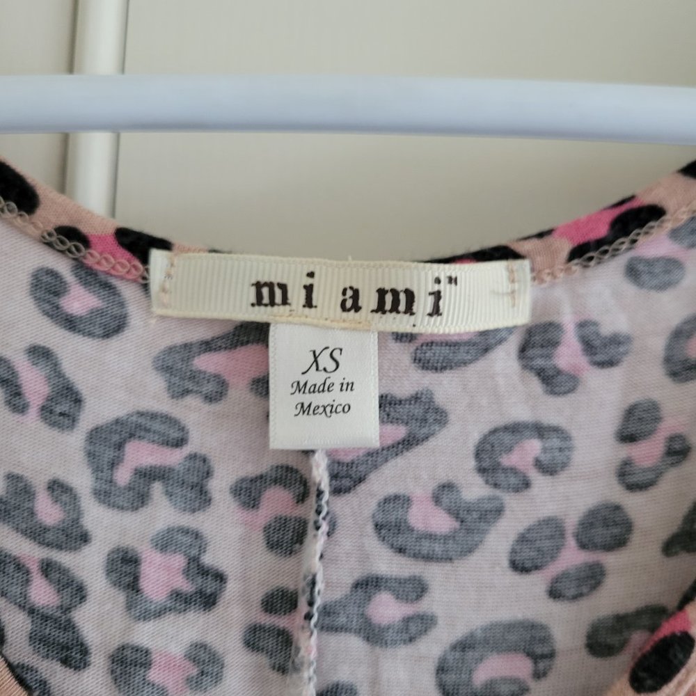 Miami Leopard Tank With Ruffle Bottom - Picture 5 of 5
